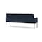 Lesro Mystic Lounge Reception Sofa, Black, RF Blueberry Back, MD Ink Seat, RF Blueberry Arm Panels ML1601 - alternate 3